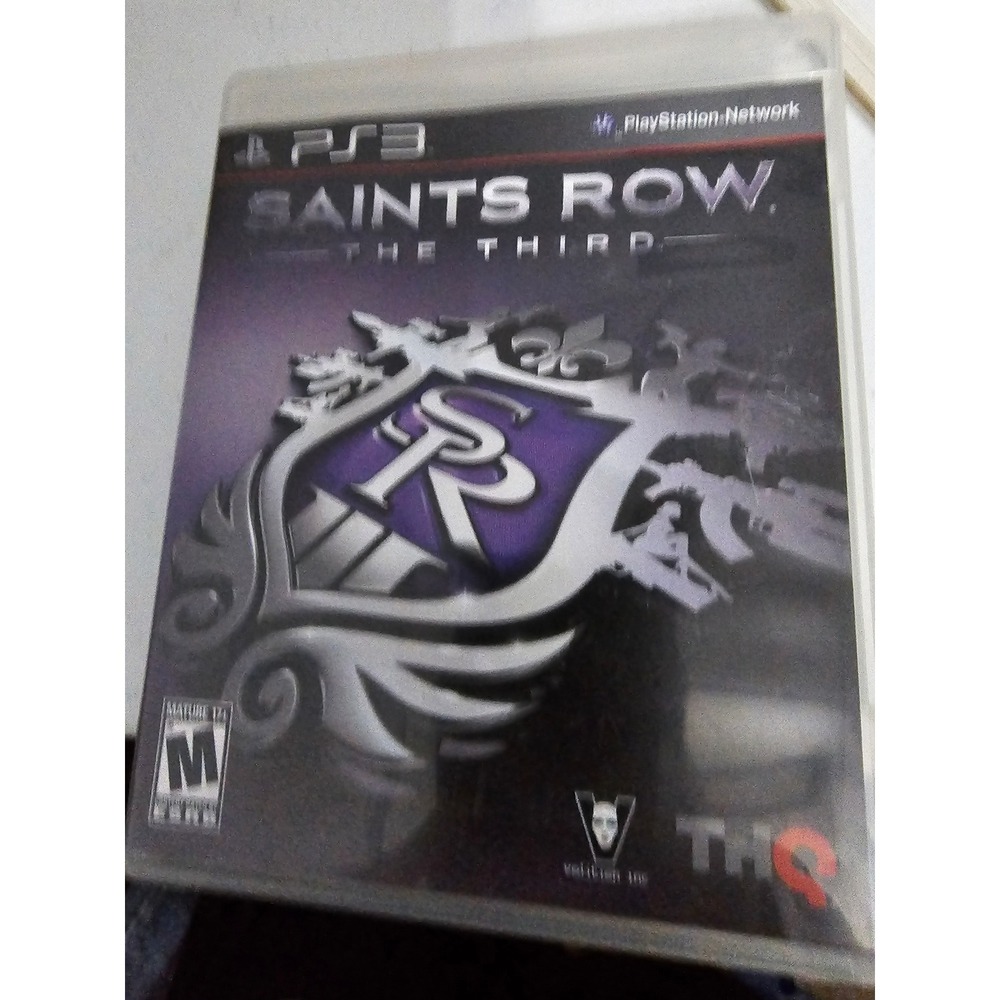 Saints Row The Third Sony PlayStation 3 PS3 Game Volition Original Case Manual